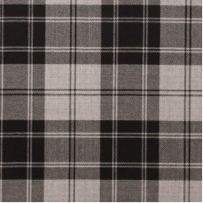 Reiver Light Weight Tartan Fabric - Douglas Grey